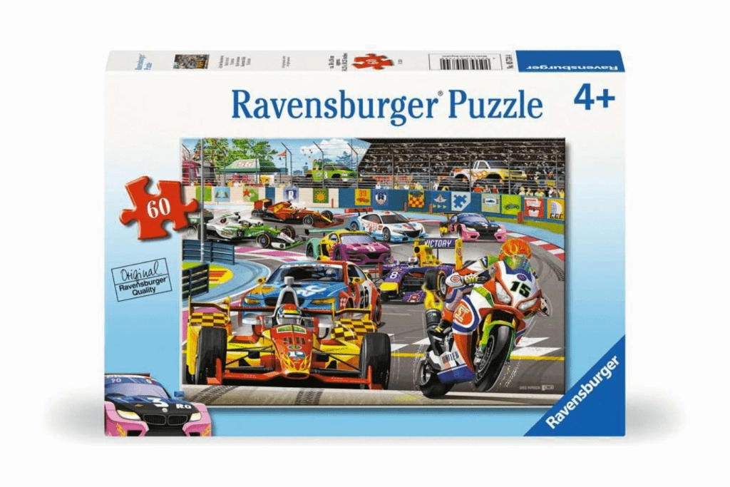 Racetrack Rally - 60pc Puzzle Game Mechanics