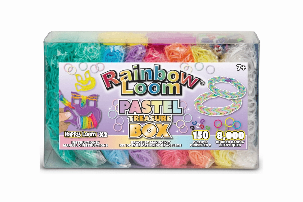 Constellation Guide Rainbow Loom Treasure Box - Pastel