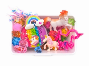 Action Playset Harmony Creation Rainbow Unicorn Mini Sensory Kit Interactive Invention