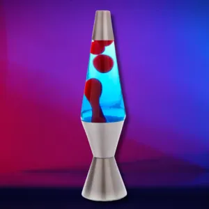 Ski Equipment Teacher Recommended Red & Blue Lava Lamp