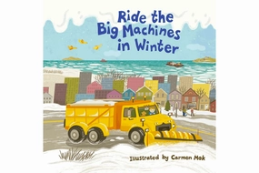 Ride The Big Machines in Winter by Carmen Mok [Boardbook] Sustainability Practice Checkers Board