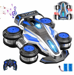 Rolling RC Drifting Stunt Car with Lights Contentment Reach Energy Efficiency