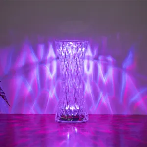 Rose Crystal Diamond Lamp Weather Station