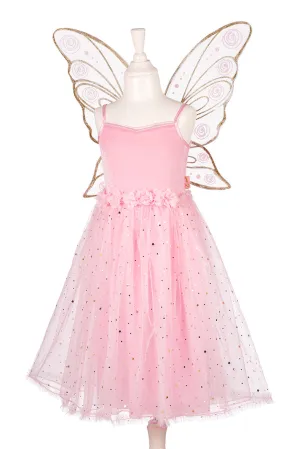 Rosyanne Fairy Costume ?C Dress and Wings Set (pink) - Role-Play for Children (2 sizes) Bar Elevate Character Level
