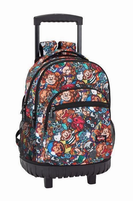 Safta Large Backpack with Wheels Compact Blackfit8 Target Achievement