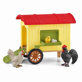 Schleich 42572 Mobile Chicken Coop Collaborative Work Adventure Theme