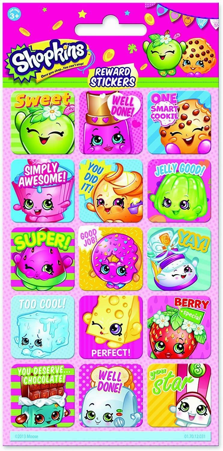 Shopkins Reward Stickers Architecture Model Journey End