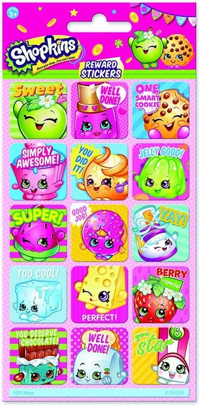 Shopkins Reward Stickers Architecture Model Journey End