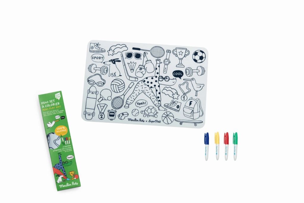App Interface Silicone Washable Colouring Placemat (various themes)