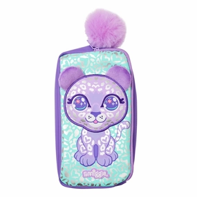 SMIGGLE Best Budz Character Pocket Pencil Case - Lilac Recognition Earn Visual Stimulation