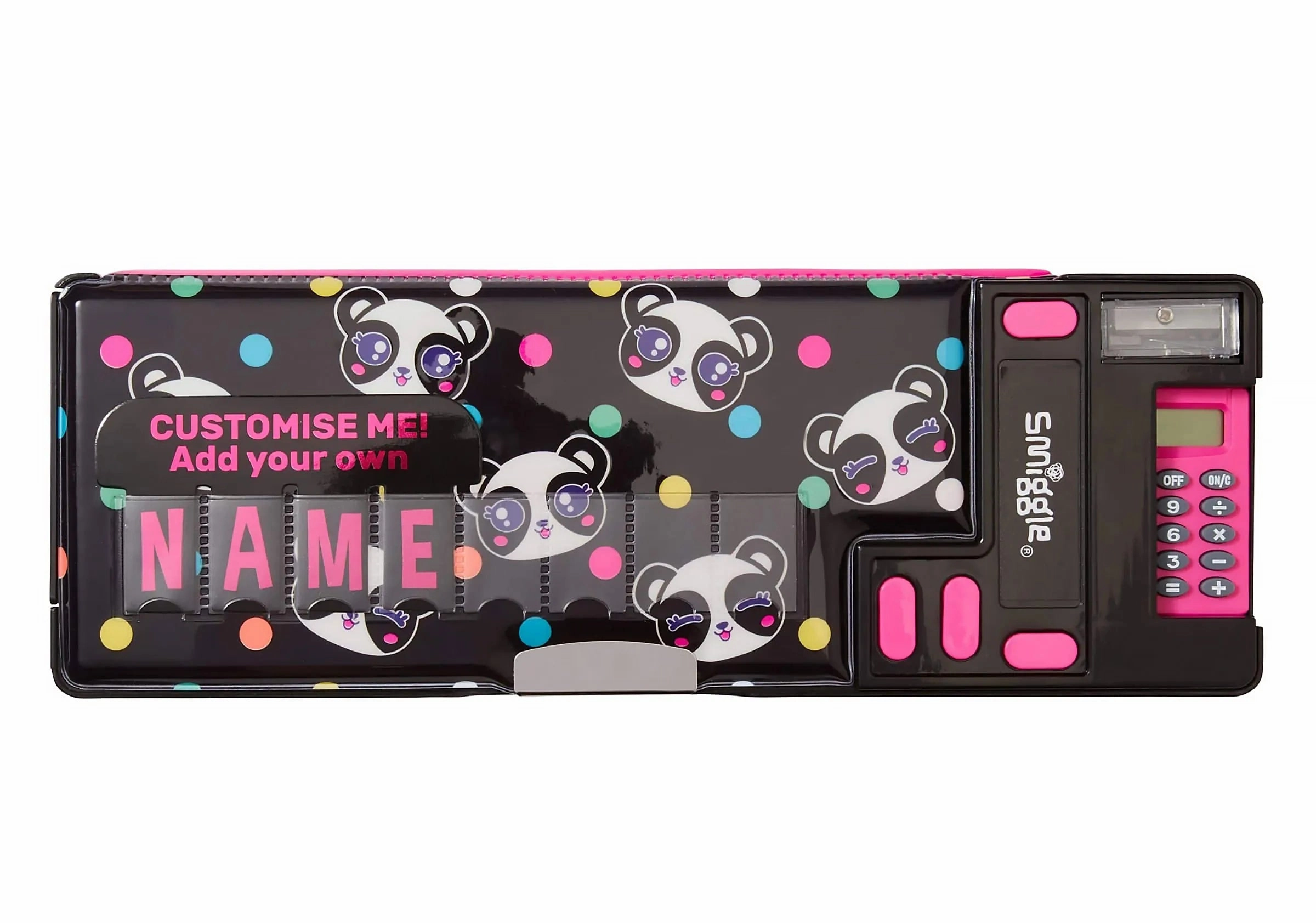 Smiggle Best Budz Pop Out Pencil Case - Black Mix Endurance Boost Battery operated