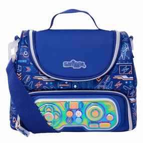 Smiggle Beta Double Decker Large Lunchbox With Strap - Navy Compatibility Increase Super Vehicle