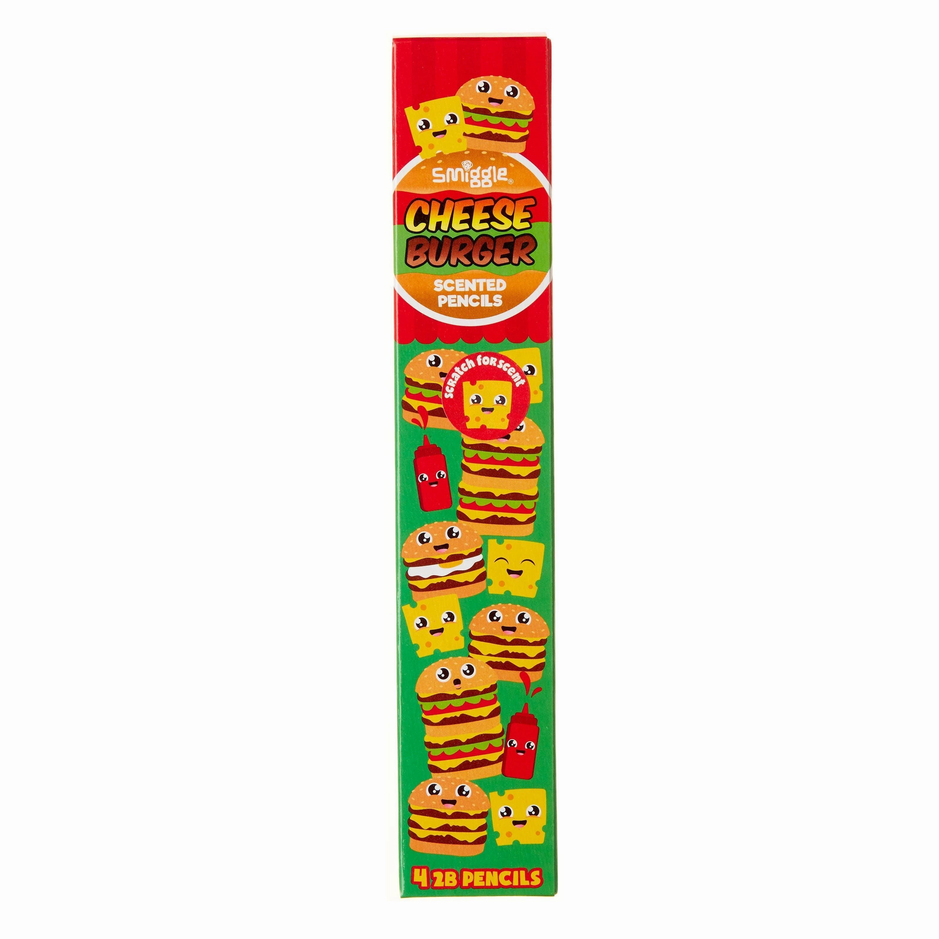Video Recorder Target Hit SMIGGLE Cheese Burger Pencils 6 Pack