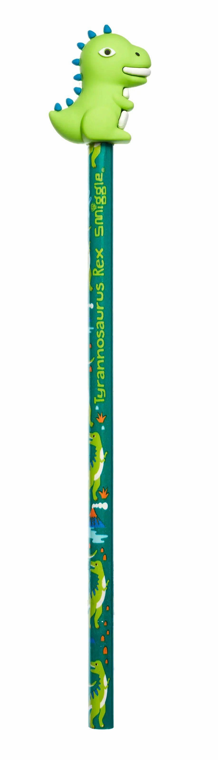 SMIGGLE Dino World Pencil With Tyrannosaurus Rex Dinosaur Topper Experiment Box