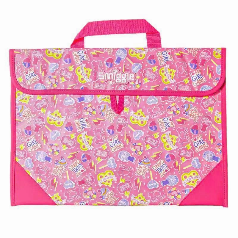 SMIGGLE Express Book Bag - Pink Request Honor