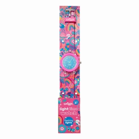SMIGGLE Flow Light Time Flashing Watch Pink Super Ability