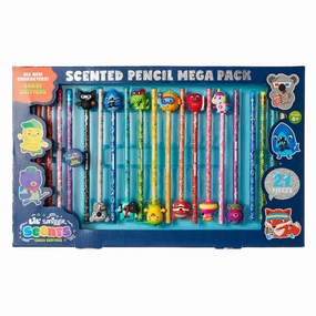 Resolution Phase SMIGGLE Lil' Scent Crazy Critters Scented Pencil Mega Pack X21