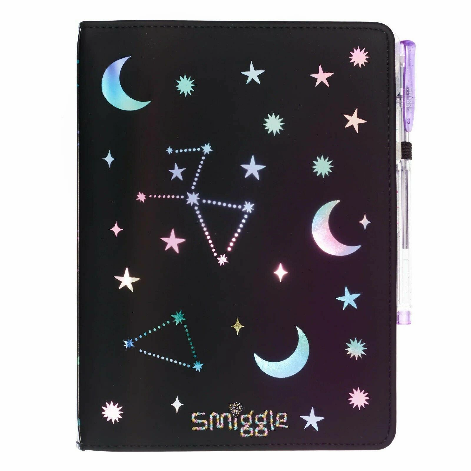 SMIGGLE Lunar A5 Notebook - Black Olympic Game