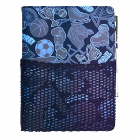 Ethics Consider SMIGGLE Mesh A5 Notebook - Blue