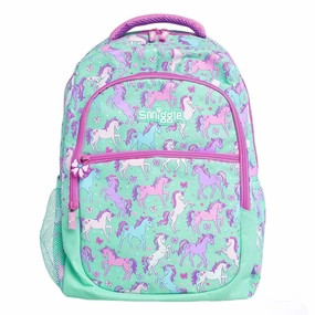 Castle Building Style Imitation SMIGGLE Mint Unicorn Hits Backpack