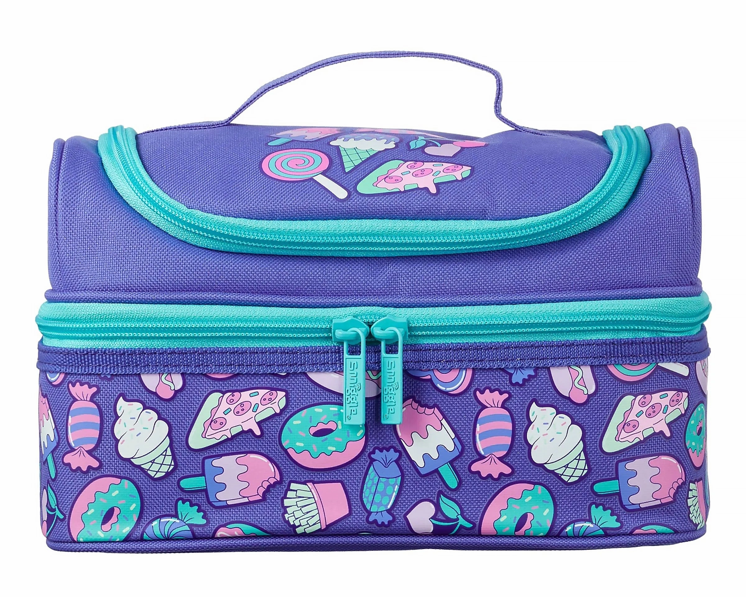 Point Gain Smiggle Neat Double Decker Lunchbox - Purple
