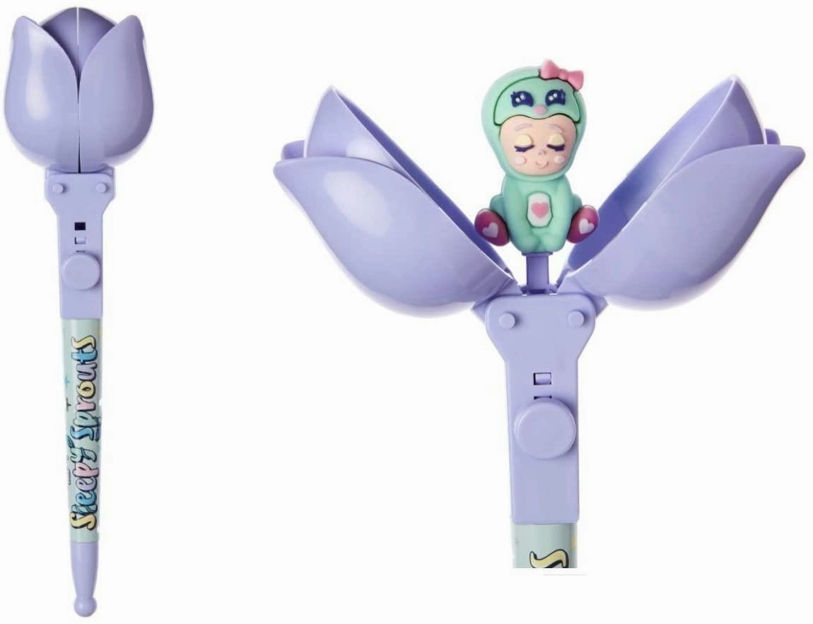 SMIGGLE Pop-Open Sleepy Sprouts Surprise Pen - Assortment STEM Education