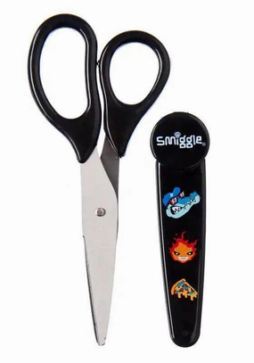 History Theme Consciousness Raise SMIGGLE Scissors - Stylin' with Safe Plastic Case