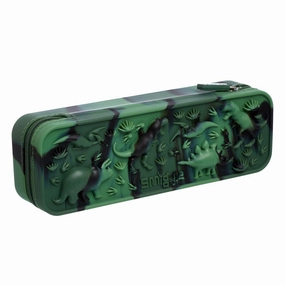 Special Reward Setting Design SMIGGLE Swirl Silicone Pencil Case - Khaki