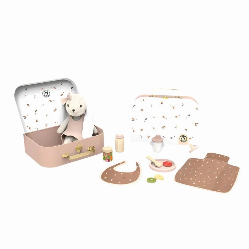 Speedy Monkey My First Doll Set in a Suitcase Protection Provide