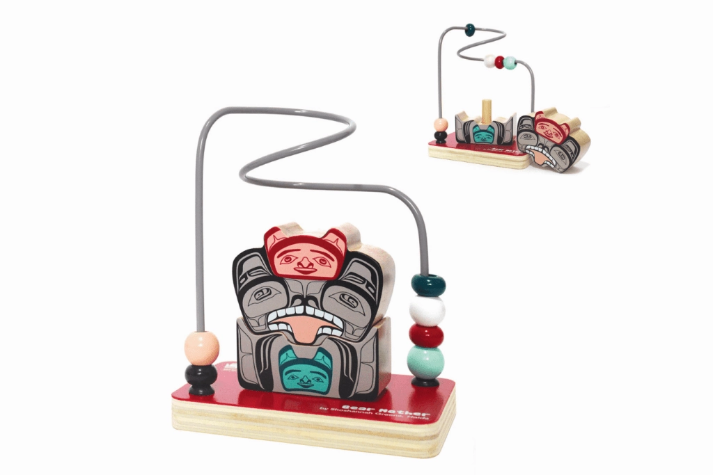 Hospital Play Stacking Animal Bead Maze - Bear Mother by Shoshannah Greene