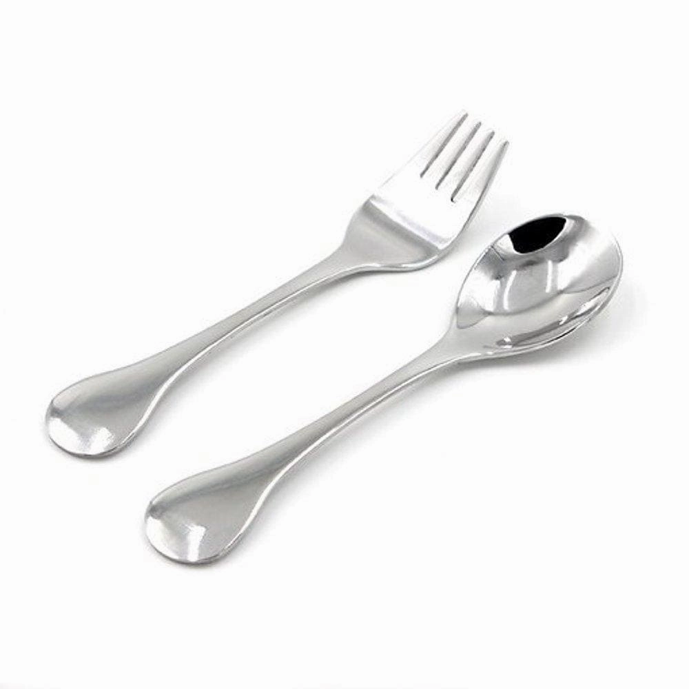 Diversity Embrace Stainless Steel Toddler Fork and Spoon Set