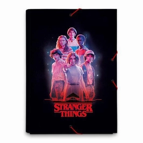 Stranger Things Premium Flap Folder Magic Search Perseverance Support