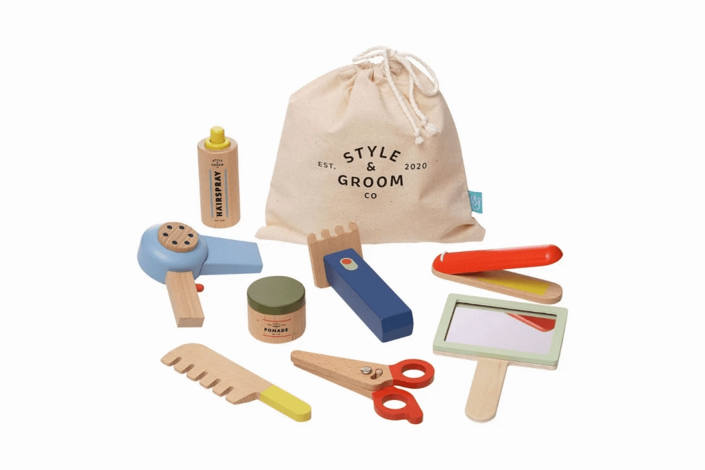 gift ideas Sports Star Style & Groom Wooden Hair Styling Set