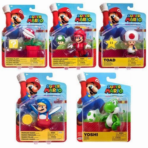 birthday party Want Satisfy Super Mario 10cm Figure - Assorted
