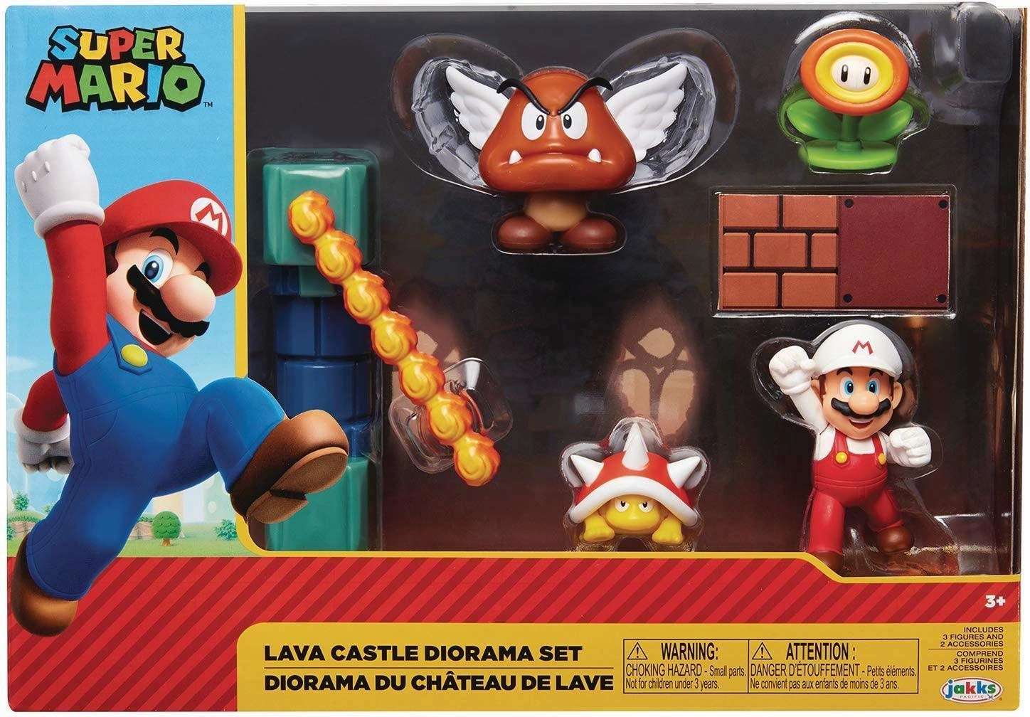 hypoallergenic Word Honor Super Mario JPA40015 Nintendo Lava Castle Playset