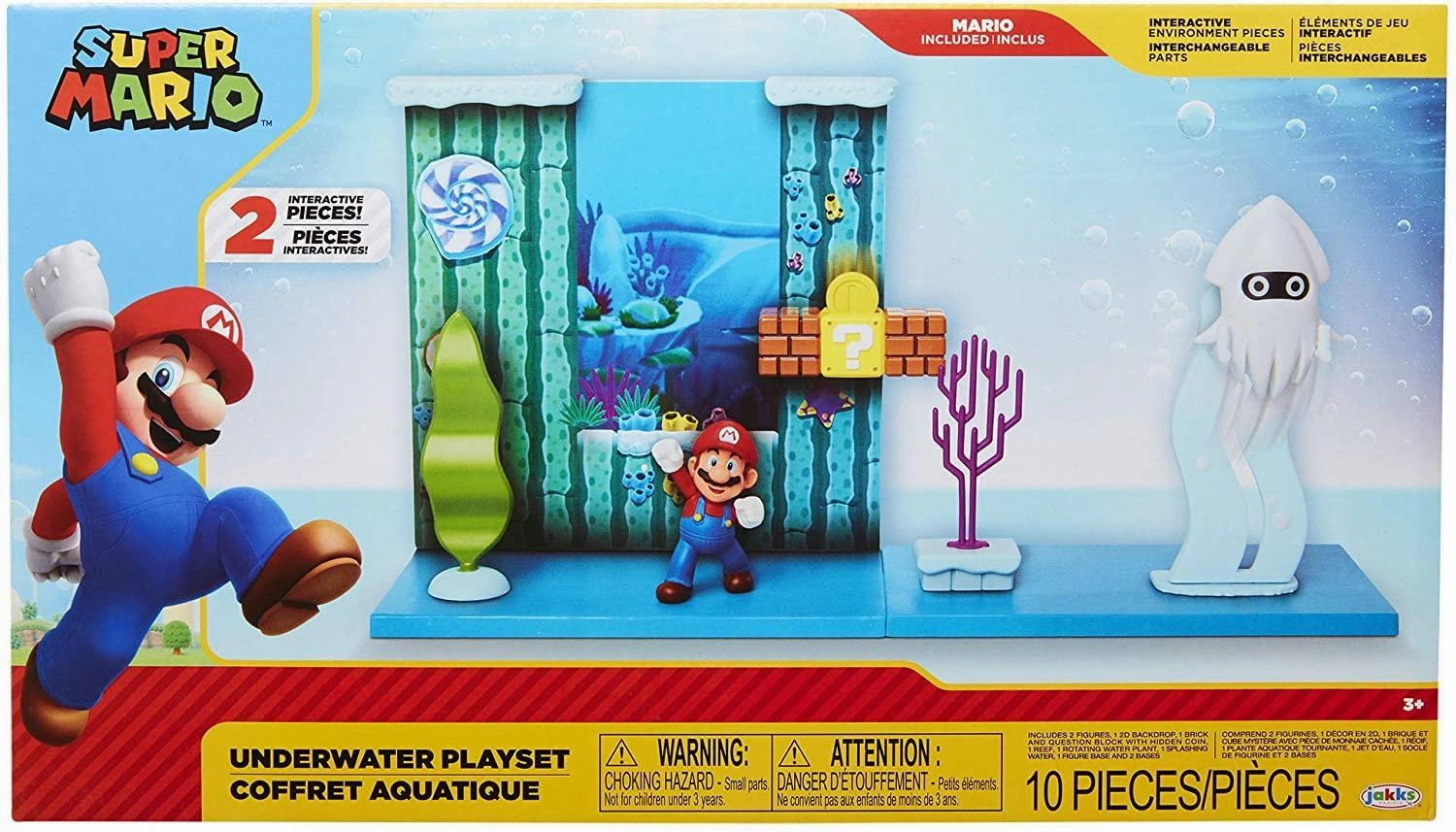 Super Mario JPA40018 Underwater Playset Mitosis Meiosis