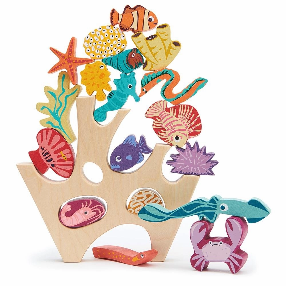 Tenderleaf Toys Stacking Coral Reef Friends Space Awareness