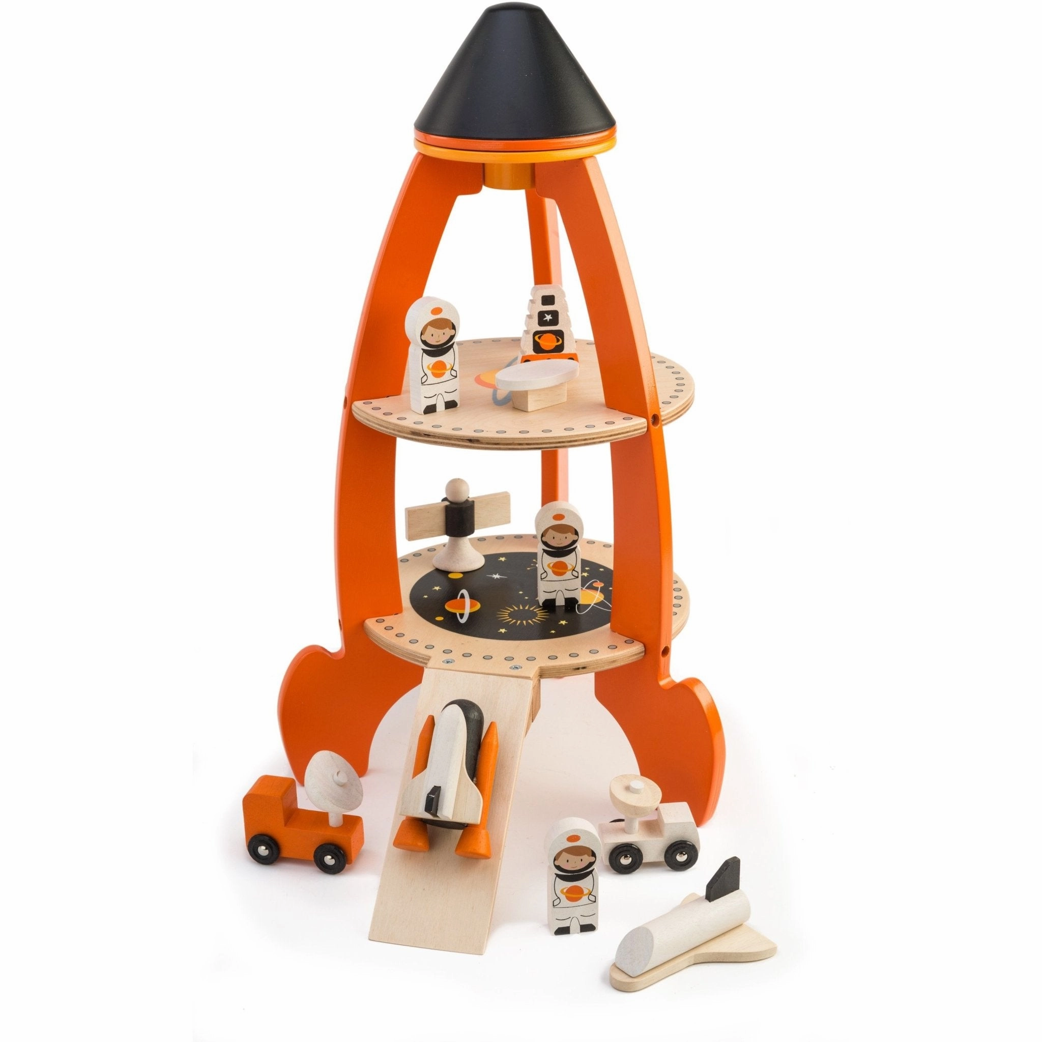 Tenderleaf Toys Wooden Cosmic Rocket Set (Direct Shipping) Dream World Road System