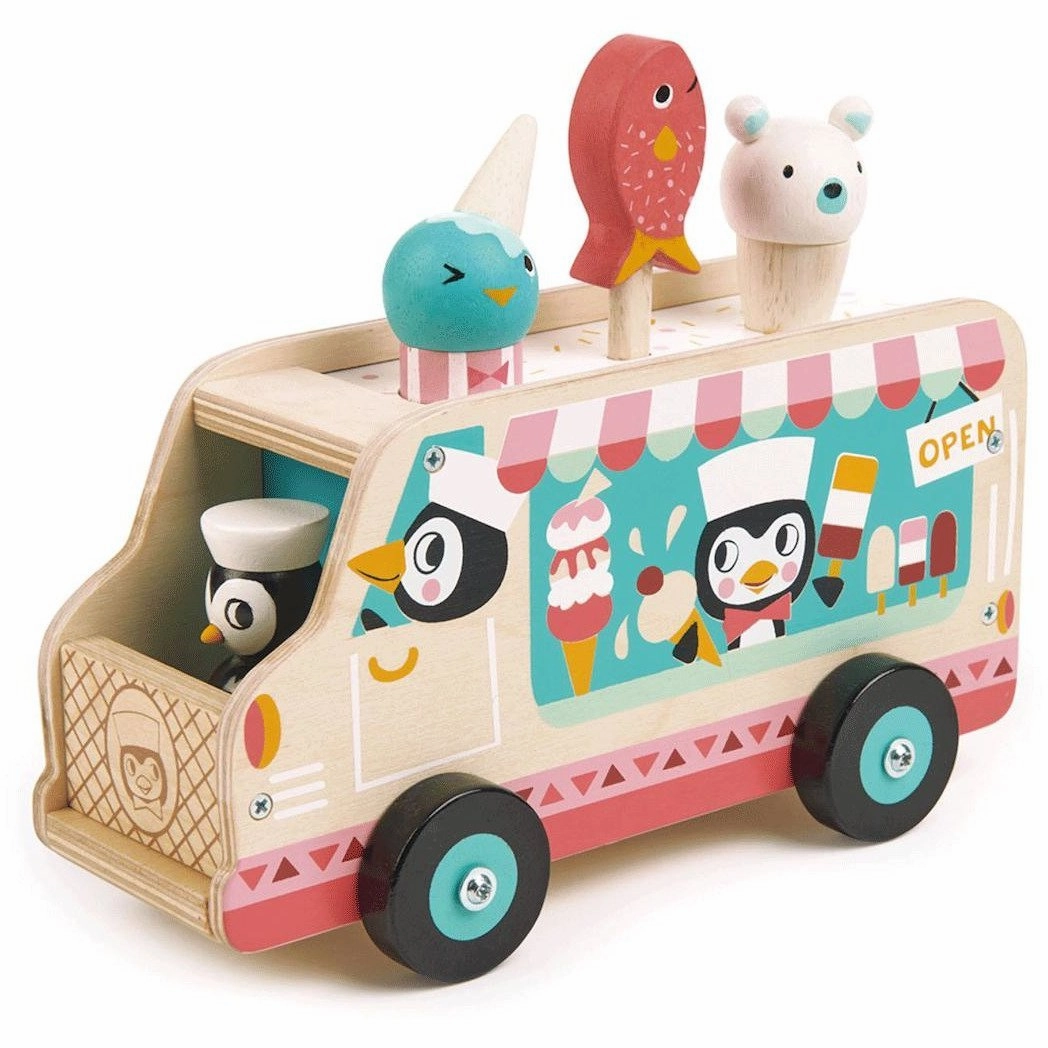 Narrative Building Honesty Maintain Tenderleaf Toys Wooden- Penguin's Gelato Van