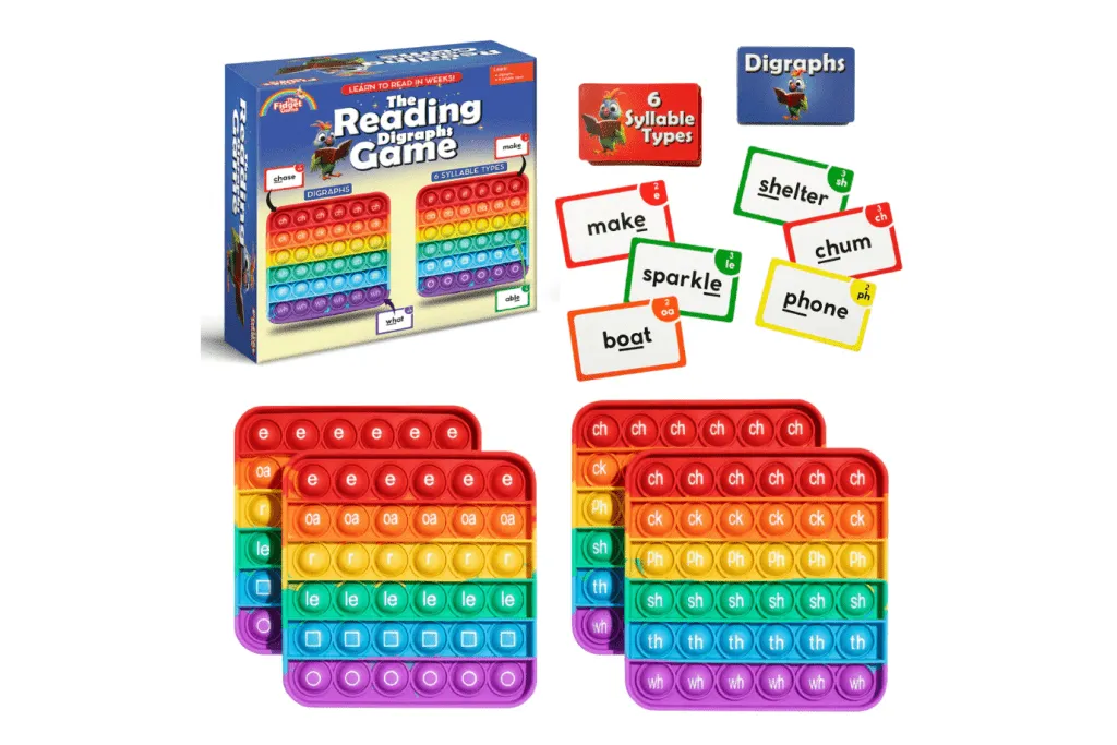 The Reading Digraphs Game [The Fidget Company] (Grade 1 to Grade 3) Goal Support Roadmap Show
