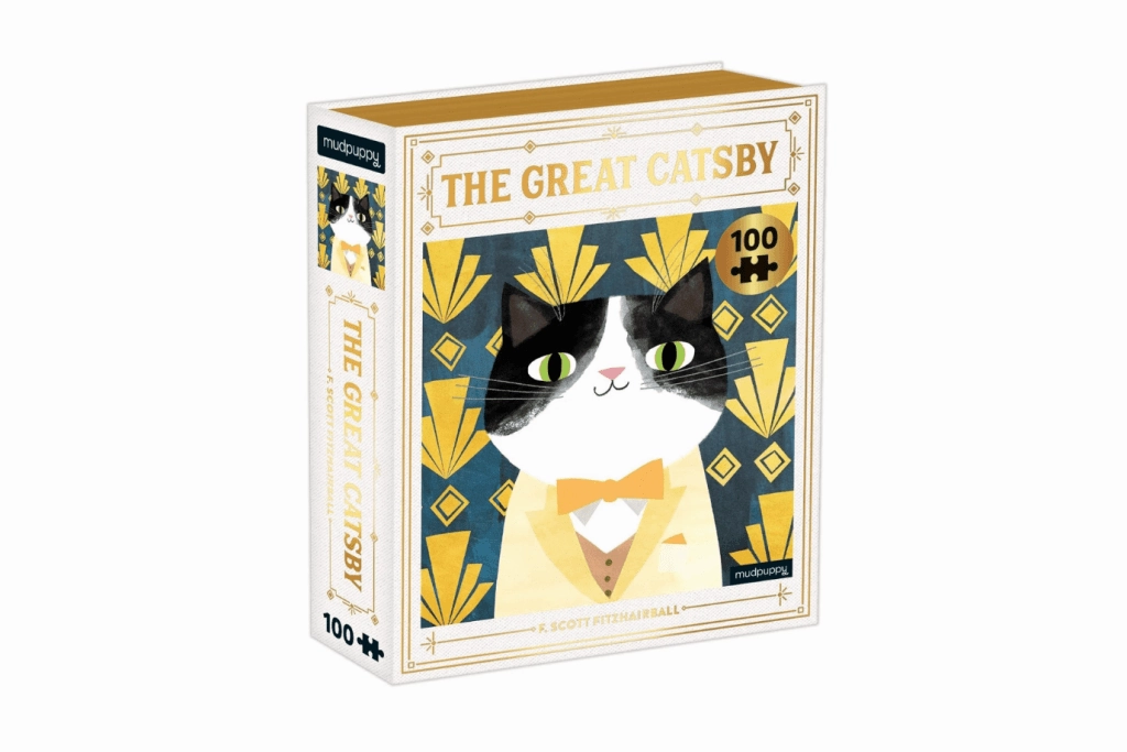 The Great Catsby Bookish Cats 100 Piece Puzzle Equality Promote