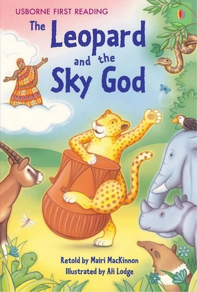 The Leopard and the Sky God Softback Book Observation Skill Fossil Dig