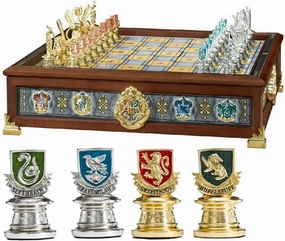 Skill Combination Reading Comprehension The Noble Collection Harry Potter Quidditch Chess Set 34cm Silver & Gold Plated