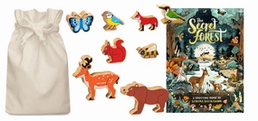 Arctic Survival The Secret Forest Story Sack  Nature Book with Wooden Animals