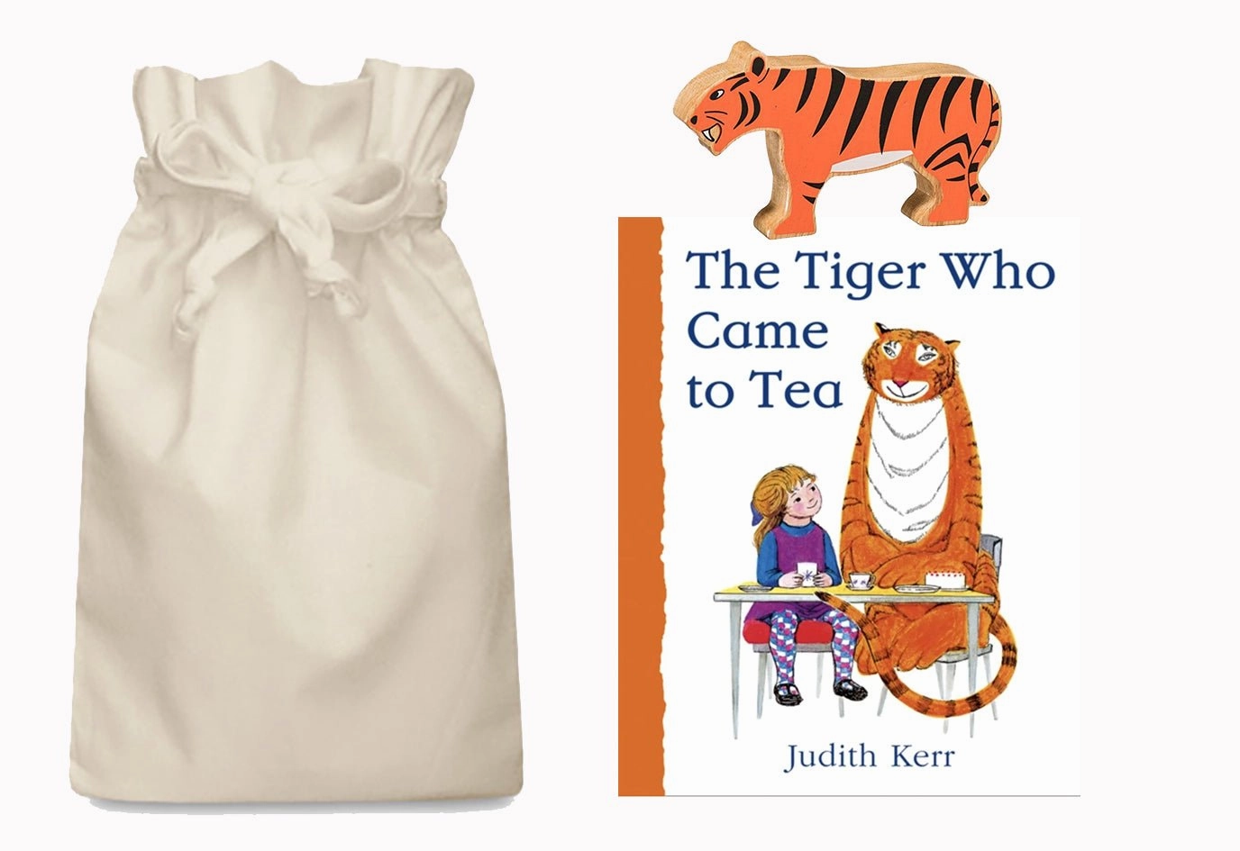 The Tiger Who Came to Tea Story Sack with Wooden Lanka Kade Tiger Space Adventure Moon Base