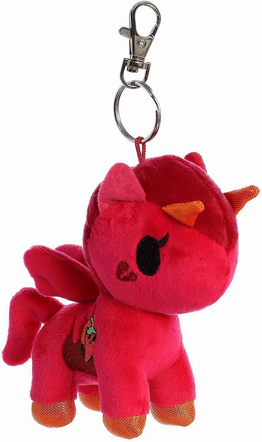 Hologram Projector Scooter Toy Tokidoki AURORA 60800 Plush Peperoni Red Unicorno Key Clip