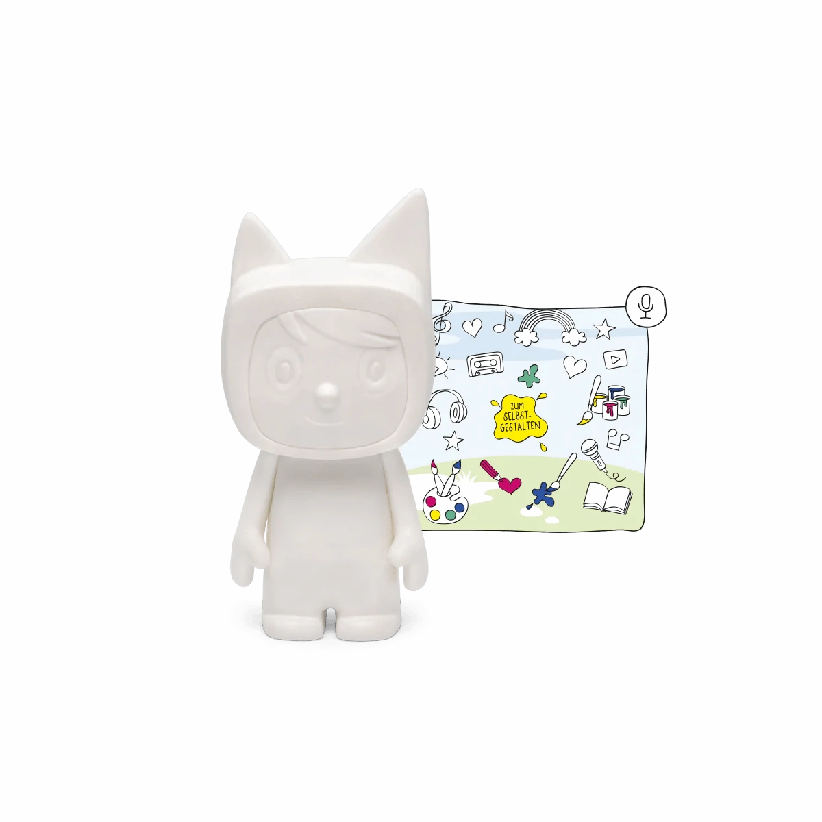 Collision Detection Tonies Audio Character - White Creative Blank Tonie