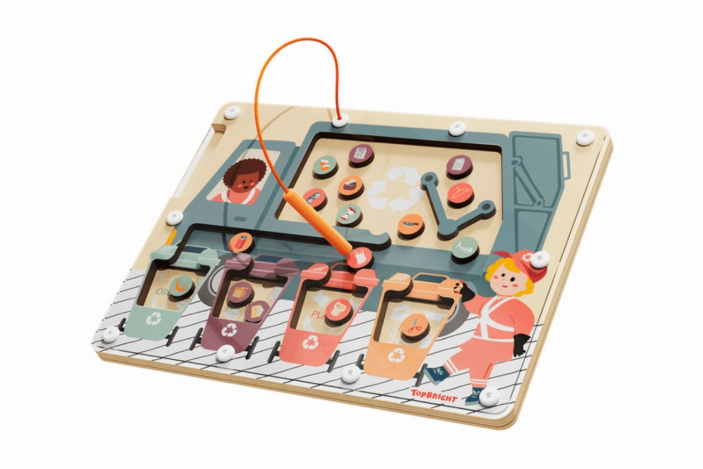 Character Level Top Bright - Magnetic Waste Sorter