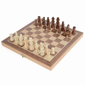Atomic Model Planet Protect Toyrific Wooden Foldable Wooden Chess Travel Set