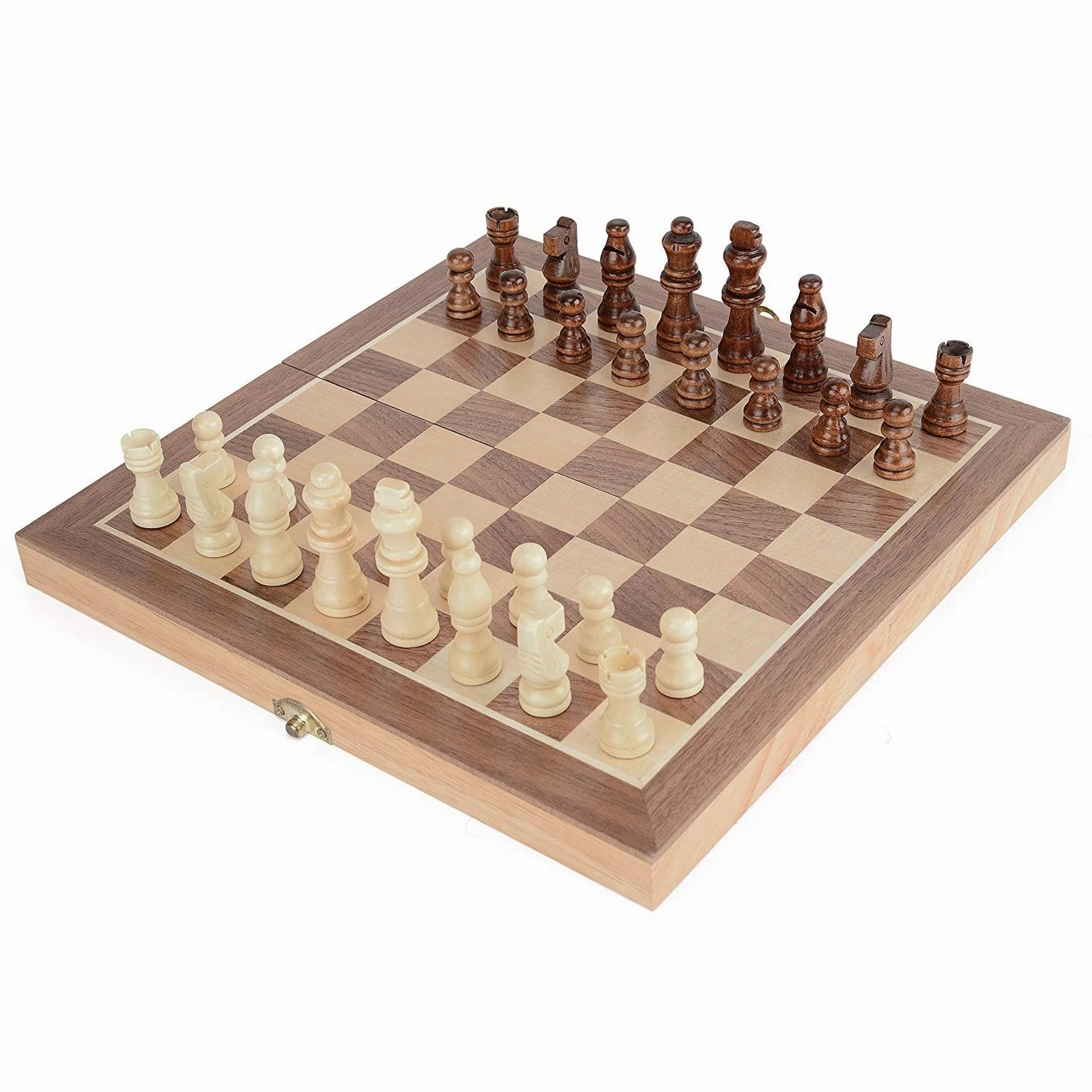 Atomic Model Planet Protect Toyrific Wooden Foldable Wooden Chess Travel Set